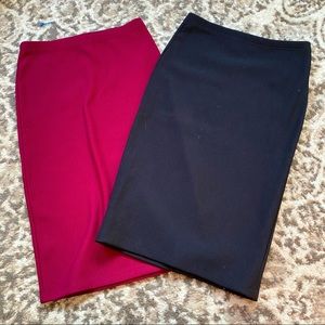 SWOT Set of Ribbed Pencil Skirts